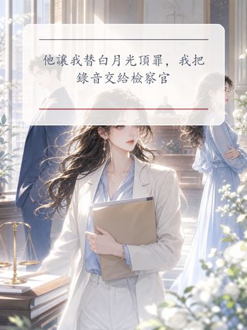 《他讓我替白月光頂罪，我把錄音交給檢察官》封面