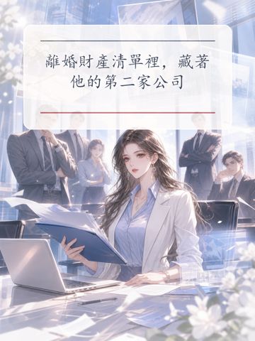 《離婚財產清單裡，藏著他的第二傢公司》封面