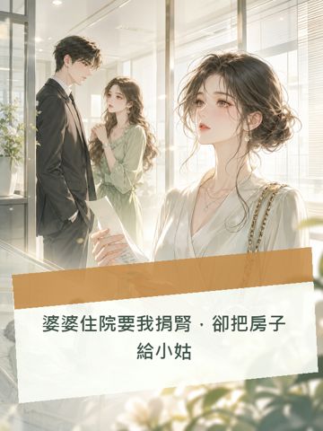 《婆婆住院要我捐腎，卻把房子給小姑》封面