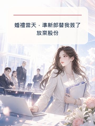 《婚禮當天，準新郎替我簽了放棄股份》封面
