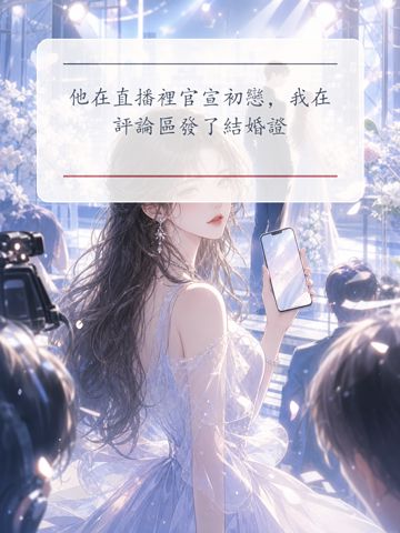 《他在直播裡官宣初戀，我在評論區發了結婚證》封面