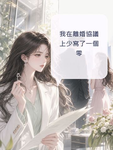 《我在離婚協議上少寫了一個零》封面