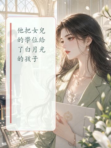 《他把女兒的學位給了白月光的孩子》封面